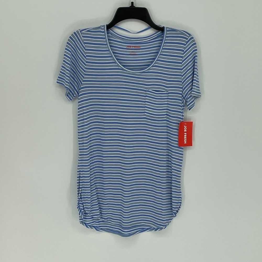 JOE FRESH Boyfriend Stripe Pocket Tee